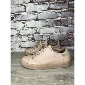 Axel Arigato 90 Tonal Pink Leather Casual Lace Up Shoes Women’s Sz 38EU/7.5M US